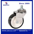 Swivel Caster with Black Wheel for Industrial Use